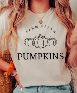 Farm Fresh Pumpkins Halloween Tee Shirt