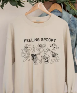 Feeling Spooky Season Halloween Tee Shirt