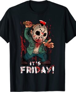 Friday 13th Halloween Horror Graphic Horror Movie Tee Shirt