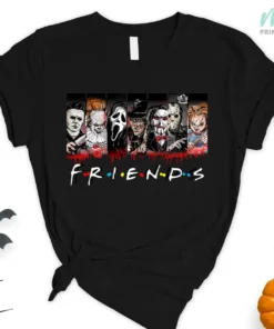 Friends Halloween Horror Movie Killers Tee shirt