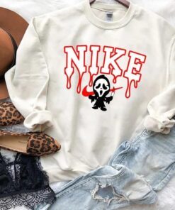 Ghostface Scream Crewneck Halloween T-Shirt