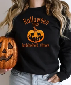 Halloween 1978 Haddonfield Illinois pumpkin Scary Tee Shirt