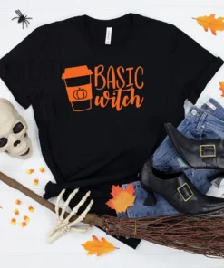 Halloween Basic Witch Tee Shirt