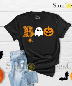 Halloween Boo Ghost Tee Shirt