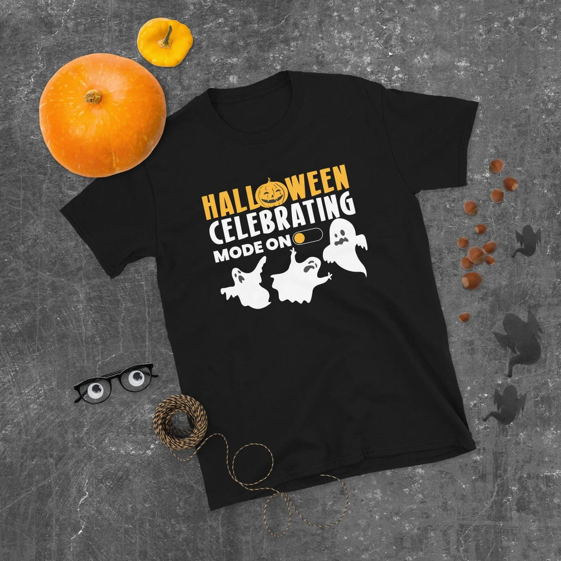 Halloween Celebrating Mode On Tee Shirt Halloween Celebrating Mode On Tee Shirt
