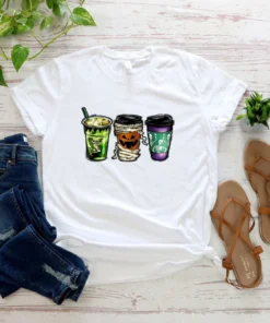 Halloween Coffee Drink Tee Shirt