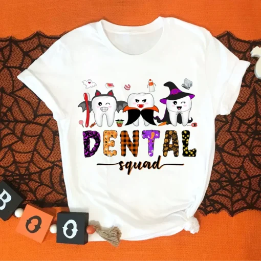 Halloween Dental Squad Tee Shirt