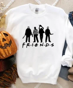 Halloween Horror Friends Tee Shirt