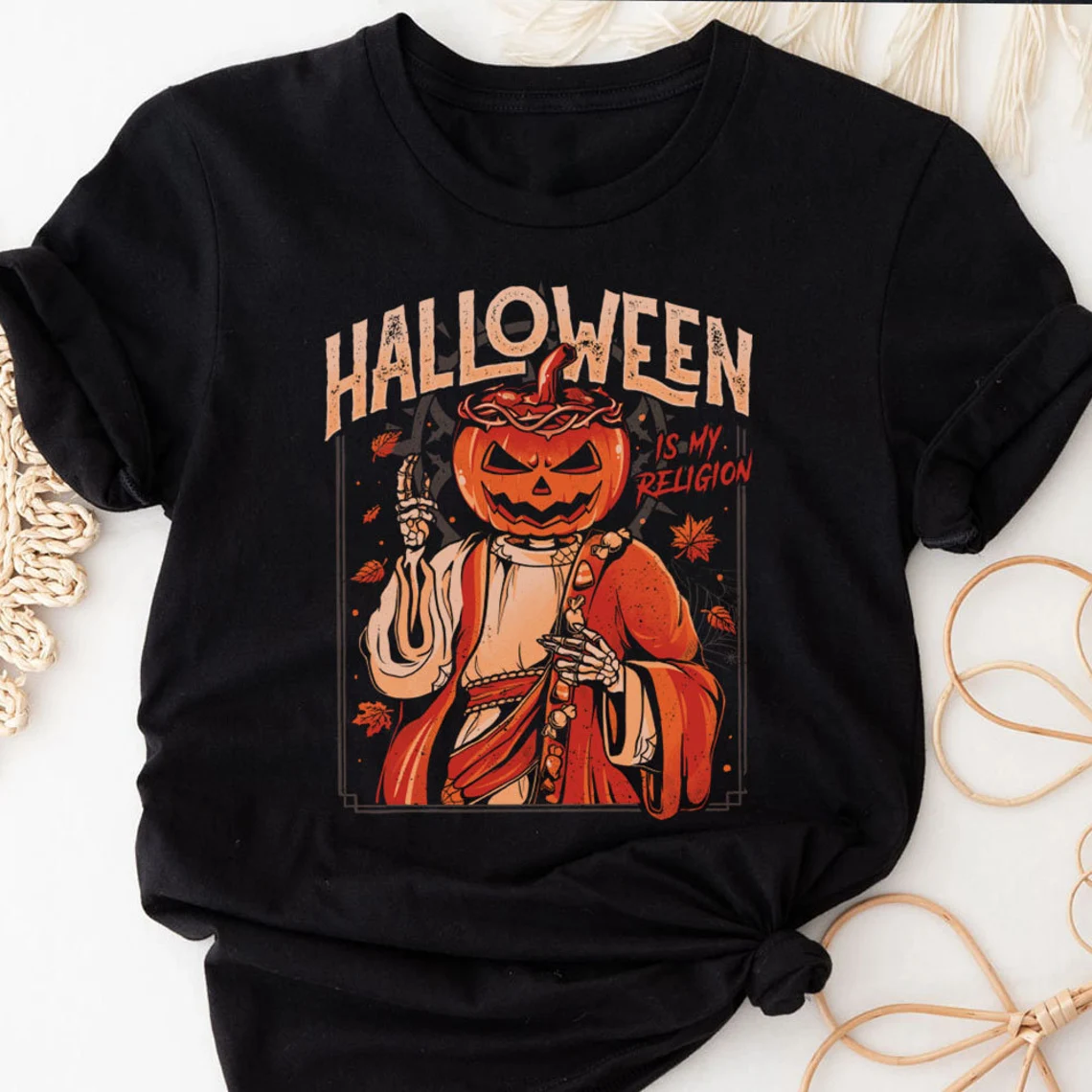 Halloween Is My Religion Tee Shirt Halloween Is My Religion Tee Shirt