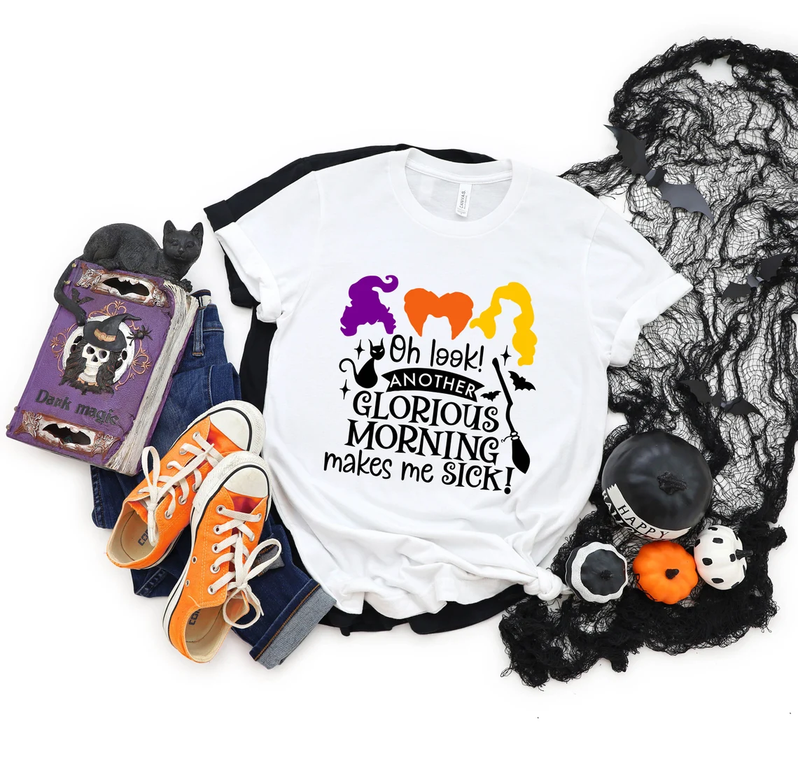 Halloween It’s Just A Bunch Of Hocus Pocus Tee Shirt Halloween It's Just A Bunch Of Hocus Pocus Tee Shirt