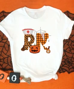 Halloween RN Halloween RN Nurse Tee ShirtNurse Tee Shirt