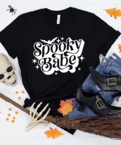 Halloween Spooky Babe Tee Shirt