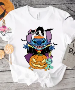 Halloween Stitch Trick Or Treat Tee Shirt