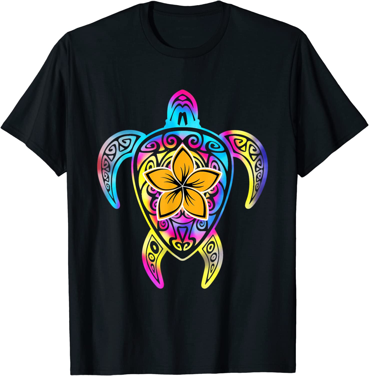 Hawaiian Tie Dye Sea Turtle Tee Shirt - ShirtElephant Office