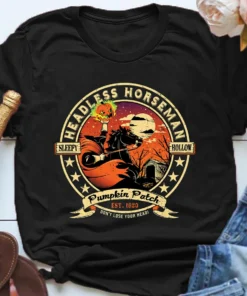 Headless Horseman Halloween Tee Shirt