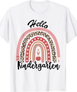 Hello Kindergarten Squad Teachers & Students Back to School Tee Shirt