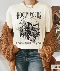 Hocus Pocus Sanderson Sister I Put A Spell On You Tee Shirt