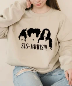 Hocus Pocus Sistas Sanderson Halloween Tee Shirt
