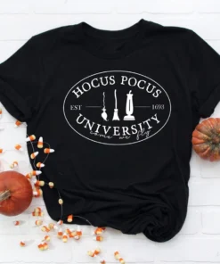 Hocus Pocus University Halloween Tee Shirt