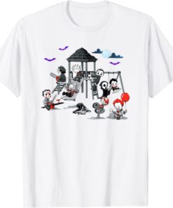 Horror Clubhouse In Park Halloween Costume Tee Shirt