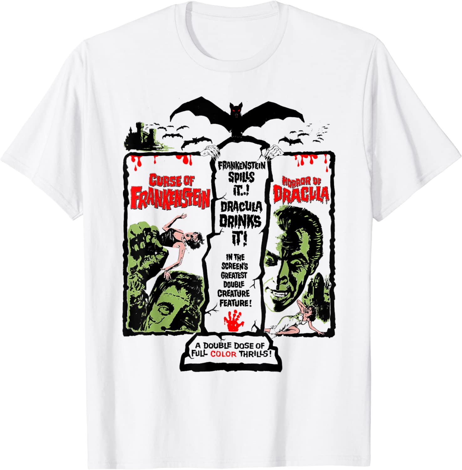 Horror Movie Vintage Dracula Halloween Frankenstein Monster Tee Shirt Horror Movie Vintage Dracula Halloween Frankenstein Monster Tee ShirtHorror Movie Vintage Dracula Halloween Frankenstein Monster Tee Shirt