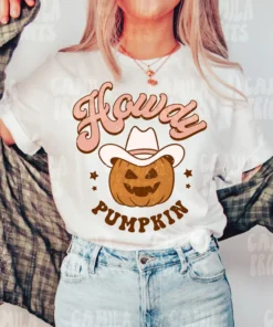 Howdy Pumpkin Halloween Shirt