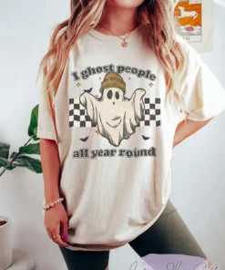I Ghost People Year Round Cool Ghost Halloween Shirt