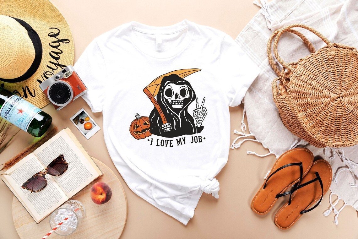I Love My Job Halloween Tee Shirt I Love My Job Halloween T-Shirt
