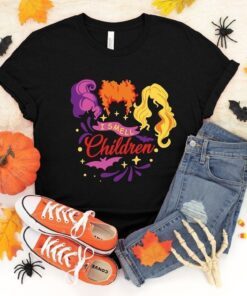 I Smell Children, A Bunch Of Hocus Pocus Halloween Tee Shirt