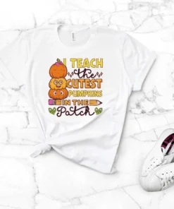 I Teach The Cutest Pumpkins in the Patch Halloween Tee Shirt