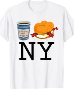 I love NY New York Bacon Egg and Cheese and Coffee Tee Shirt