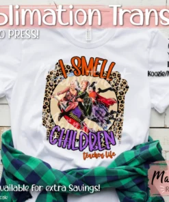 I smell Children Teacher Life Hocus Pocus Halloween Tee Shirt