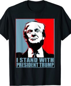 I stand with President Trump Mar-a-Lago FBI Trump support Tee Shirt