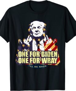 I'll Be Back Donald Trump Anti Biden Vintage Tee Shirt