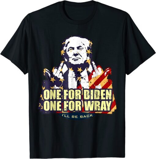 I'll Be Back Donald Trump Anti Biden Vintage Tee Shirt