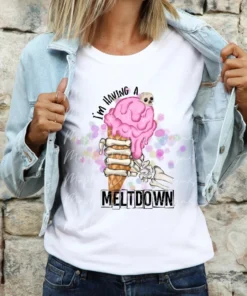 I'm Having A Meltdown Halloween Tee Shirt