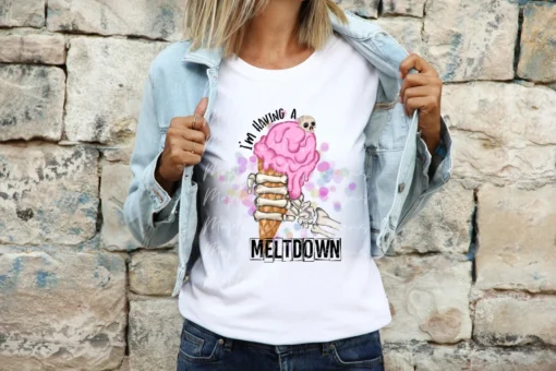 I'm Having A Meltdown Halloween Tee Shirt