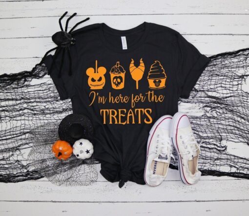 I'm Here For The Treats Halloween Tee Shirt