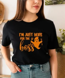 I'm Just Here For The Boos Halloween Tee shirt