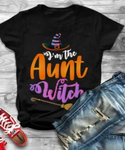 I'm The Aunt Witch Halloween Tee Shirt