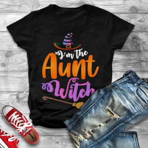 I'm The Aunt Witch Halloween Tee Shirt