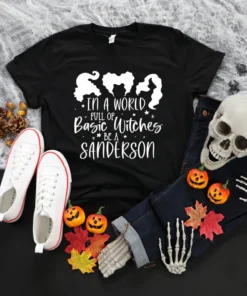 In a World Full of Basic Witches Be a Sanderson Shirt