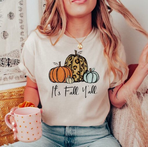 Its Fall Yall Halloween Tee Shirt