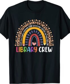 It's Good Day To Read Book Library Crew Tee Shirt