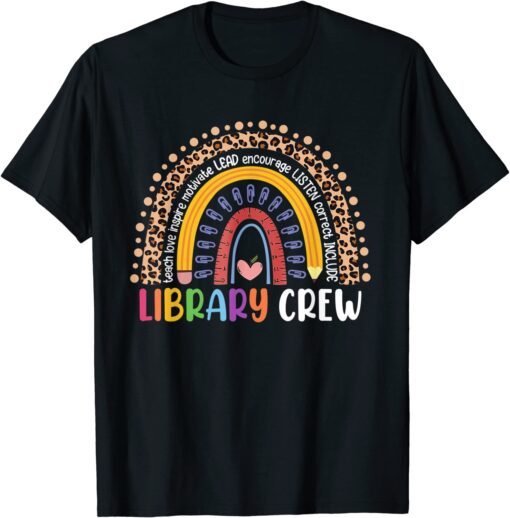 It's Good Day To Read Book Library Crew Tee Shirt