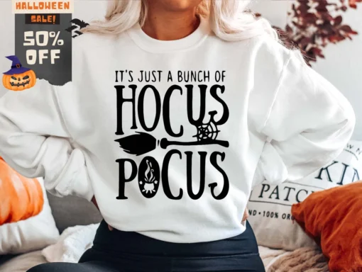 It's a bunch of Hocus Pocus with broom Halloween Tee Shirt