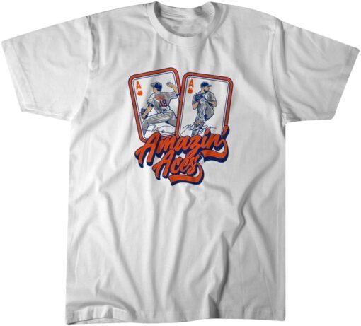 Jacob deGrom and Max Scherzer: Amazin' Aces Tee Shirt