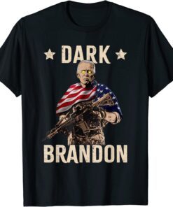 Joe Dark Brandon USA Flag Dark Brandon Democrat Tee Shirt