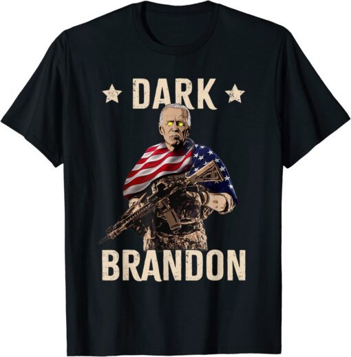 Joe Dark Brandon USA Flag Dark Brandon Democrat Tee Shirt