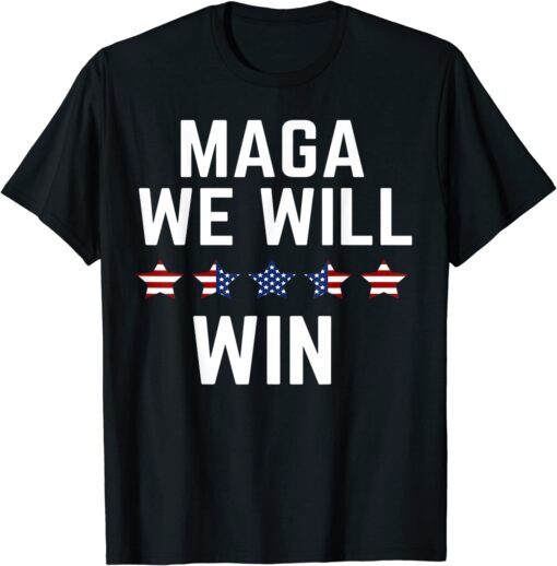 Maga We Will Win Trump 2024 USA Tee Shirt